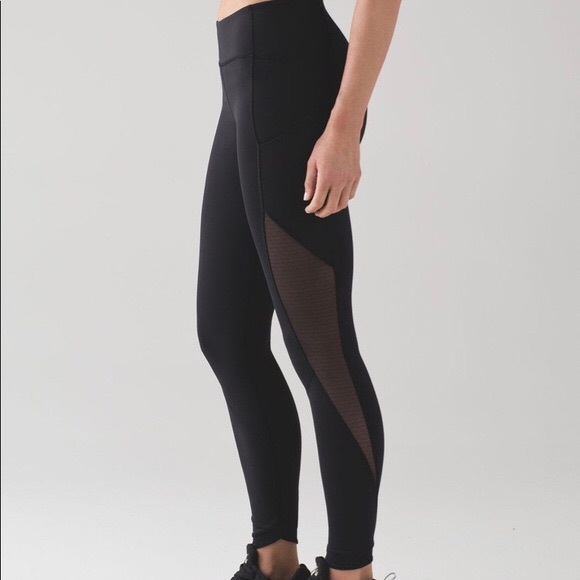 polka dot lululemon pants